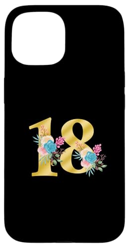 Niedliche Monogramm-Initiale farbige Zahlen Blumen 18 Hülle für iPhone 15 Niedliche Monogramm-Initiale farbige Zahlen Blumen 18 Hülle für iPhone 15 von Cheffsspecials Floral Cute Monogram Initials
