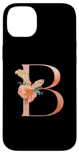 Niedliches Monogramm Initiale farbige Buchstaben Blumen Großstadt B Hülle für iPhone 14 Plus Niedliches Monogramm Initiale farbige Buchstaben Blumen Großstadt B Hülle für iPhone 14 Plus von Cheffsspecials Floral Cute Monogram Initials
