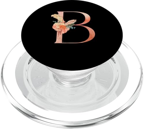 Niedliches Monogramm Initiale farbige Buchstaben Blumen Großstadt B PopSockets PopGrip für MagSafe Niedliches Monogramm Initiale farbige Buchstaben Blumen Großstadt B PopSockets PopGrip für MagSafe von Cheffsspecials Floral Cute Monogram Initials
