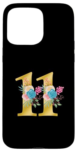 Niedliches Monogramm Initiale farbige Zahlen Blumen 11 Hülle für iPhone 15 Pro Max Niedliches Monogramm Initiale farbige Zahlen Blumen 11 Hülle für iPhone 15 Pro Max von Cheffsspecials Floral Cute Monogram Initials