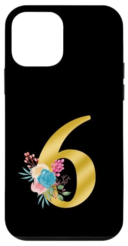 Niedliches Monogramm Initiale farbige Zahlen Blumen 6 Hülle für iPhone 12 mini Niedliches Monogramm Initiale farbige Zahlen Blumen 6 Hülle für iPhone 12 mini von Cheffsspecials Floral Cute Monogram Initials