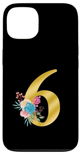 Niedliches Monogramm Initiale farbige Zahlen Blumen 6 Hülle für iPhone 13 Niedliches Monogramm Initiale farbige Zahlen Blumen 6 Hülle für iPhone 13 von Cheffsspecials Floral Cute Monogram Initials
