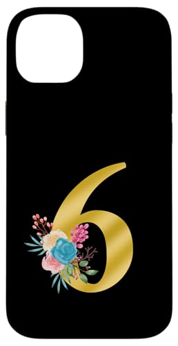 Niedliches Monogramm Initiale farbige Zahlen Blumen 6 Hülle für iPhone 14 Plus Niedliches Monogramm Initiale farbige Zahlen Blumen 6 Hülle für iPhone 14 Plus von Cheffsspecials Floral Cute Monogram Initials