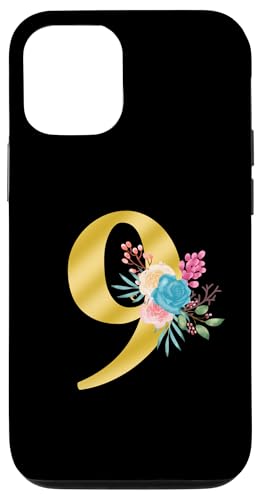 Niedliches Monogramm Initiale farbige Zahlen Blumen 9 Hülle für iPhone 12/12 Pro Niedliches Monogramm Initiale farbige Zahlen Blumen 9 Hülle für iPhone 12/12 Pro von Cheffsspecials Floral Cute Monogram Initials