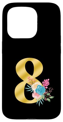 Süße Monogramm-Initiale farbige Zahlen Blumen 8 Hülle für iPhone 15 Pro Süße Monogramm-Initiale farbige Zahlen Blumen 8 Hülle für iPhone 15 Pro von Cheffsspecials Floral Cute Monogram Initials