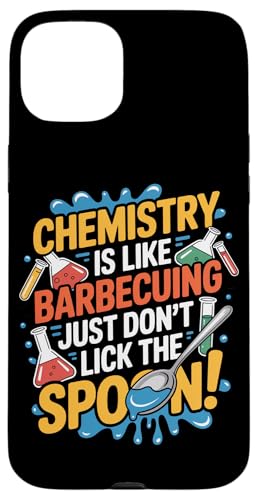 Chemie ist wie Grillen einfach nicht den Löffel lecken Hülle für iPhone 15 Plus Chemie ist wie Grillen einfach nicht den Löffel lecken Hülle für iPhone 15 Plus von Chemistry Is Like Barbecuing Co