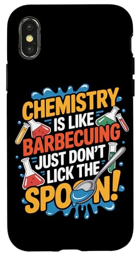 Chemie ist wie Grillen einfach nicht den Löffel lecken Hülle für iPhone X/XS Chemie ist wie Grillen einfach nicht den Löffel lecken Hülle für iPhone X/XS von Chemistry Is Like Barbecuing Co