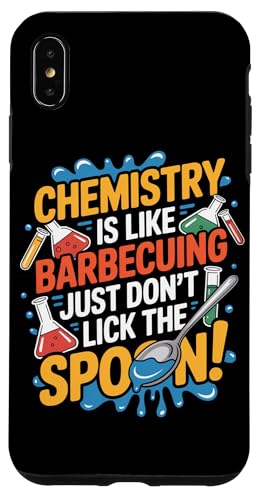 Chemie ist wie Grillen einfach nicht den Löffel lecken Hülle für iPhone XS Max Chemie ist wie Grillen einfach nicht den Löffel lecken Hülle für iPhone XS Max von Chemistry Is Like Barbecuing Co