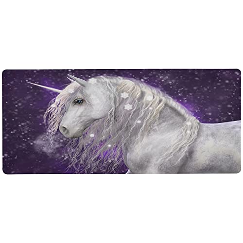 Gaming Mauspad Magisches Einhorn Großes Gaming-Mauspad Waschbar Laptop Schreibunterlage Tragbar Schreibtischunterlage Für Computer, Zuhause, 80X30cm von Chengdu Sen Su Xiao technology Co., LTD