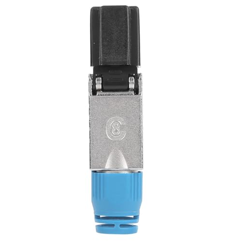 CAT8 Shielded Networks Connector, Single Port Ethernet Connector, Tool Design with Metal Sheath and Cap, for General Cable Distribution System, PC CAT8 Shielded Networks Connector, Single Port Ethernet Connector, Tool Design with Metal Sheath and Cap, for General Cable Distribution System, PC von ChengyuWei