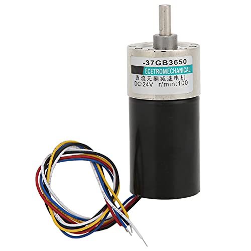 XD 37GB3650 bürstenloser Motor, dc bürstenloser Motor, 24 V CW/CCW -Geschwindigkeitsreduzierer mit Überlastschutz, Mini -Motor für CNC -Werkzeugmaschinen, Messinstrumente mit (100rpm/min) von ChengyuWei