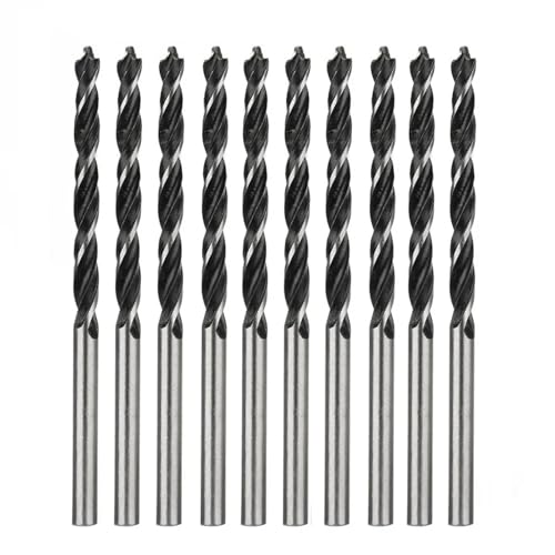 10 Stück Spiralbohrer Holzbohrer Mit Mittelpunkt Holzschneider Lochsäge Zimmereiwerkzeuge 4 Mm Durchmesser For Holzschnitzerei von Chenhj