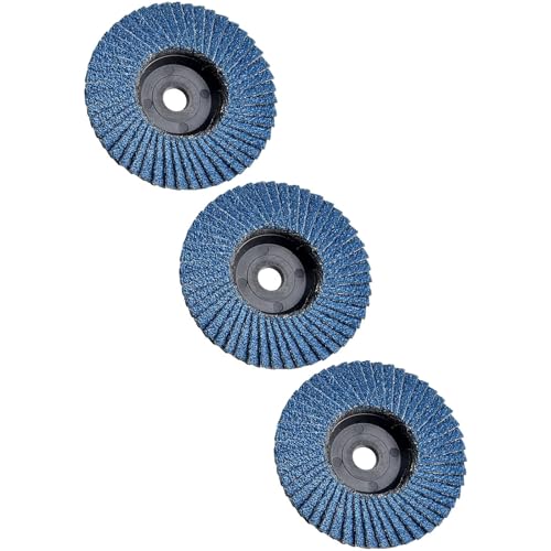 3 STÜCKE 3 Zoll Schleifscheiben Flache Fächerscheiben 75mm Schleifscheibe Holzschneiden For Winkelschleifer Rad Elektrowerkzeug Zubehör(40) von Chenhj