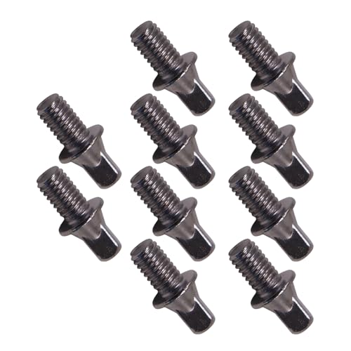 10 x Trommelspannstäbe, enge Schrauben, Metall, rostfrei, kurze Schrauben, Trommel-Hardware-Schrauben für Schlagzeuginstrumente 10 x Trommelspannstäbe, enge Schrauben, Metall, rostfrei, kurze Schrauben, Trommel-Hardware-Schrauben für Schlagzeuginstrumente von Chenxi Studio