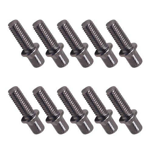 10 x Trommelspannstäbe, enge Schrauben, Metall, rostfrei, kurze Schrauben, Trommel-Hardware-Schrauben für Schlagzeuginstrumente 10 x Trommelspannstäbe, enge Schrauben, Metall, rostfrei, kurze Schrauben, Trommel-Hardware-Schrauben für Schlagzeuginstrumente von Chenxi Studio