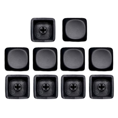 10Keys PBTs-Tastenkappe, MOA, Höhe 1U, keine Gravur, Rohlinge, Tastenabdeckungen, einzigartige Charakter-Tastentaste für mechanische Tastaturen von Chenxi Studio