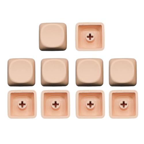 10Keys PBTs-Tastenkappe, MOA, Höhe 1U, keine Gravur, Rohlinge, Tastenabdeckungen, einzigartige Charakter-Tastentaste für mechanische Tastaturen von Chenxi Studio