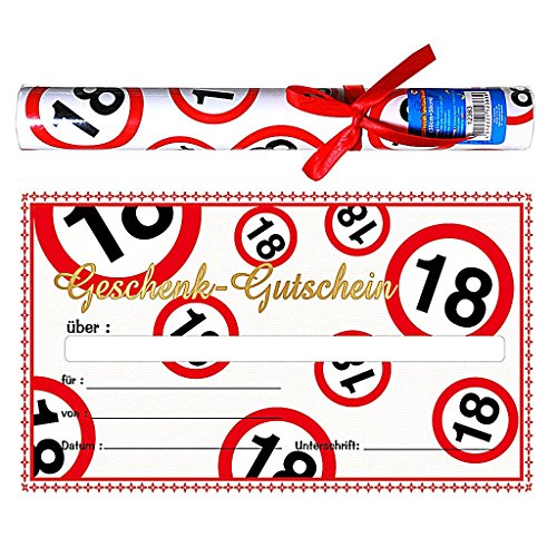 Geschenk Gutschein zum 18.Geburtstag von udo schmidt