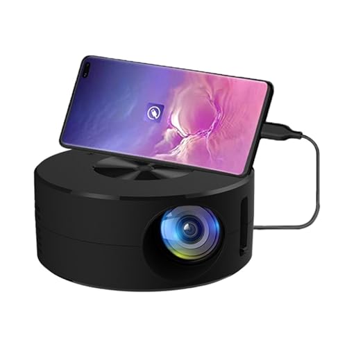 Cherjoury YT200 Mini-LED-Projektor, mobiler Videoprojektor für Heimkino, unterstützt 1080P USB-Synchronisationsanzeige, LED-Technologie für Kinder Cherjoury YT200 Mini-LED-Projektor, mobiler Videoprojektor für Heimkino, unterstützt 1080P USB-Synchronisationsanzeige, LED-Technologie für Kinder von Cherjoury