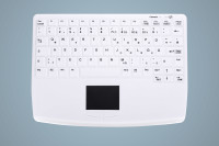 Cherry Hygiene Notebook Style Touchpad Keyboard Fully Sealed Watertight USB White von Cherry GmbH