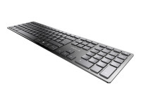 Cherry KW 9100 SLIM - Tastatur - kabellos - 2.4 GHz, Bluetooth 4.0 von Cherry GmbH