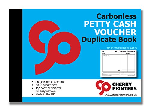 Cherry NCR Petty Cash Voucher Duplicate Books A6 50 Sets von Cherry Printers