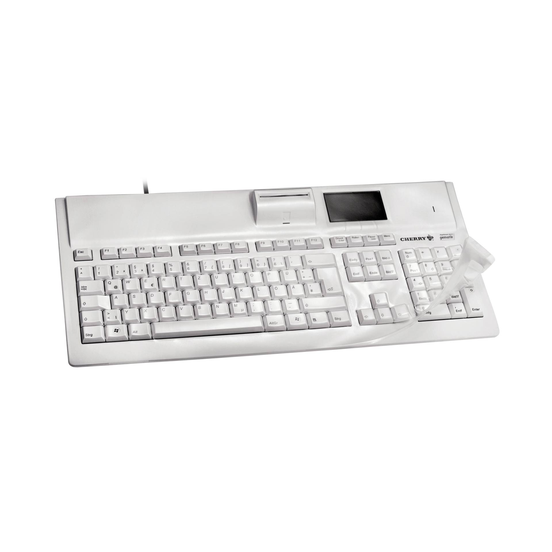 CHERRY ABDECKFOLIE "WetEx" MATT 6105 Flexible Tastatur-Schutzfolie von Cherry