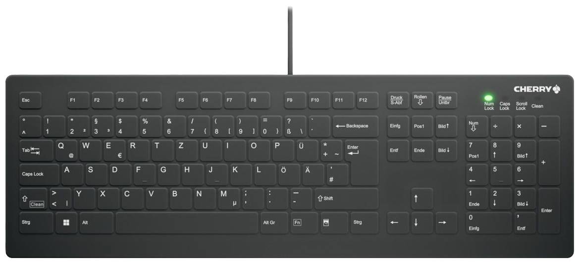 CHERRY ACTIVE KEY MTA AK-C8112 Corded DE-Layout schwarz CHERRY ACTIVE KEY MTA AK-C8112 Corded DE-Layout schwarz von Cherry