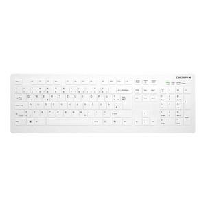 CHERRY AK-C8112 Medical Keyboard mit IP68 Hygiene-Tastatur kabellos weiß von Cherry