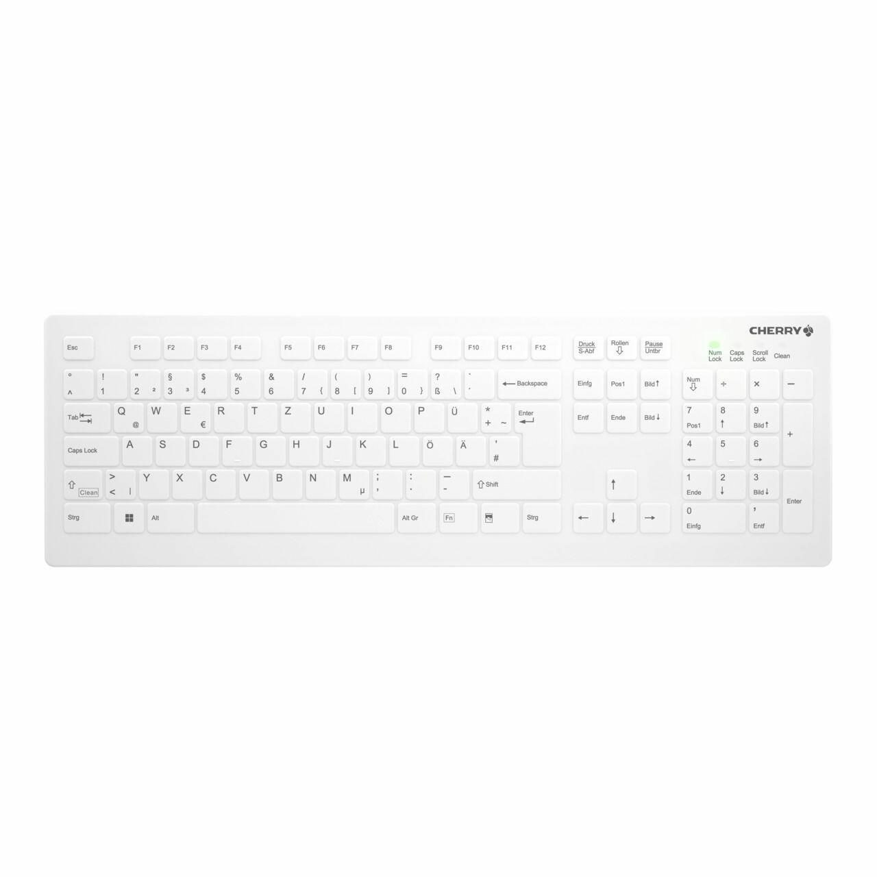 CHERRY AK-C8112F kabellose Hygienetastatur - Deutsch - Weiß CHERRY AK-C8112F kabellose Hygienetastatur - Deutsch - Weiß von Cherry