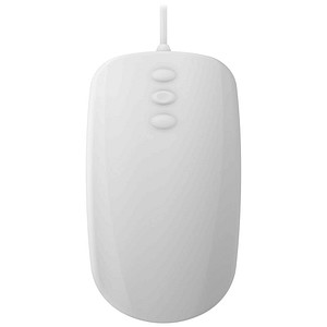 CHERRY AK-PMH3 Medical Mouse 3-Button Scroll Hygiene-Maus kabelgebunden weiß von Cherry