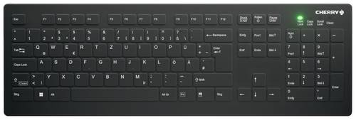 CHERRY Active KEY MTA AK-C8112 Wireless Funk Tastatur Deutsch, QWERTZ Schwarz Ergonomisch, Geräusch von Cherry