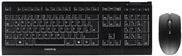 CHERRY B.UNLIMITED 3.0 - Tastatur-und-Maus-Set - kabellos - 2.4 GHz - Französisch - Tastenschalter: CHERRY SX - Schwarz (geöffnet) von Cherry