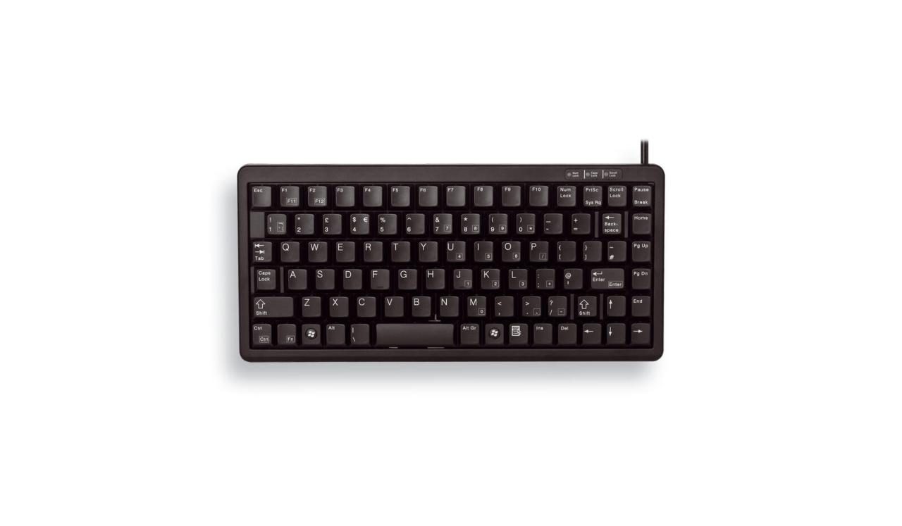 CHERRY Compact-Keyboard G84-4100 kabelgebundene Tastatur von Cherry