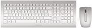 CHERRY DW 8000 - Tastatur-und-Maus-Set - drahtlos - 2.4 GHz - Schweiz - weiß, Silber von Cherry