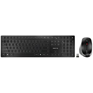 CHERRY DW 9500 SLIM Tastatur-Maus-Set kabellos schwarz von Cherry