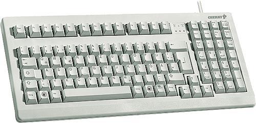 CHERRY G80-1800 - Tastatur - PS/2, USB - Französisch - Hellgrau (G80-1800LPCFR-0) von Cherry