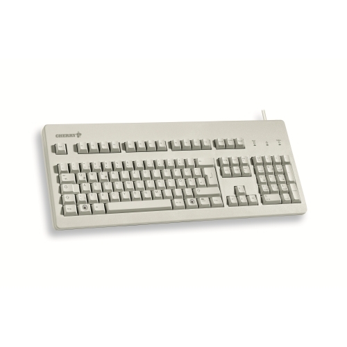 CHERRY G80-3000, USB (PS/2 über Adapter) Tastatur, hellgrau von Cherry