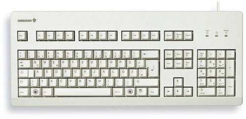 CHERRY G80-3000 Kabelgebunden Tastatur Deutsch, QWERTZ Weiß von Cherry