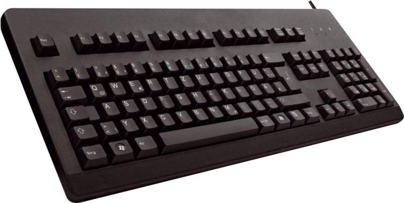 CHERRY G80-3000 - Tastatur - PS/2, USB - Englisch - US - Schwarz (G80-3000LXCEU-2) von Cherry