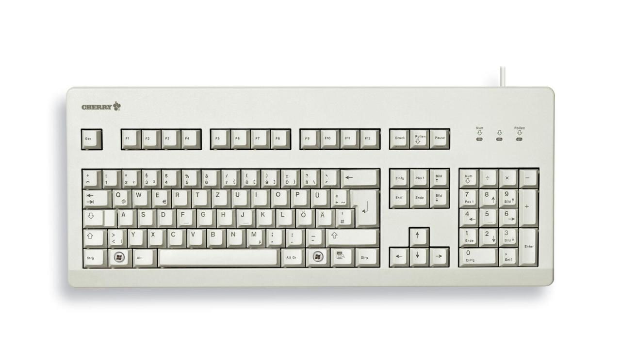 CHERRY G80-3000 kabelgebundene Tastatur von Cherry