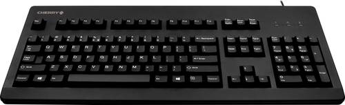 CHERRY G80-3000LSCDE-2 Kabelgebunden Tastatur Deutsch, QWERTZ Schwarz von Cherry