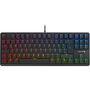 CHERRY G80-3000N RGB TKL Tastatur kabelgebunden schwarz von Cherry