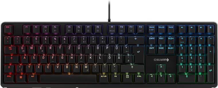 CHERRY G80-3000N RGB - Tastatur - Hintergrundbeleuchtung - USB - Deutsch - Tastenschalter: CHERRY MX Silent Red - Schwarz CHERRY G80-3000N RGB - Tastatur - Hintergrundbeleuchtung - USB - Deutsch - Tastenschalter: CHERRY MX Silent Red - Schwarz von Cherry