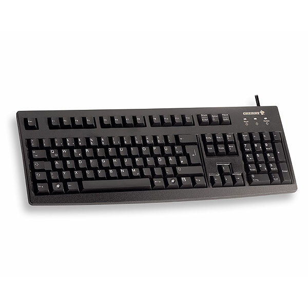 CHERRY G83-6105LUNFR-2 Tastatur, französisches Layout, USB-Anschluß, schwarz von Cherry