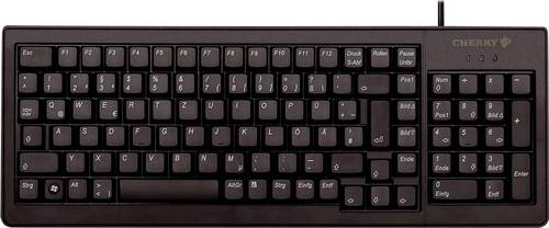 CHERRY G84-5200LCMDE-2 Kabelgebunden Tastatur Deutsch, QWERTZ Schwarz von Cherry