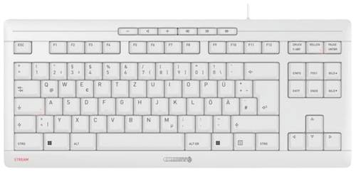 CHERRY JK-8600DE-0 Kabelgebunden Tastatur Deutsch, QWERTZ Weiß von Cherry