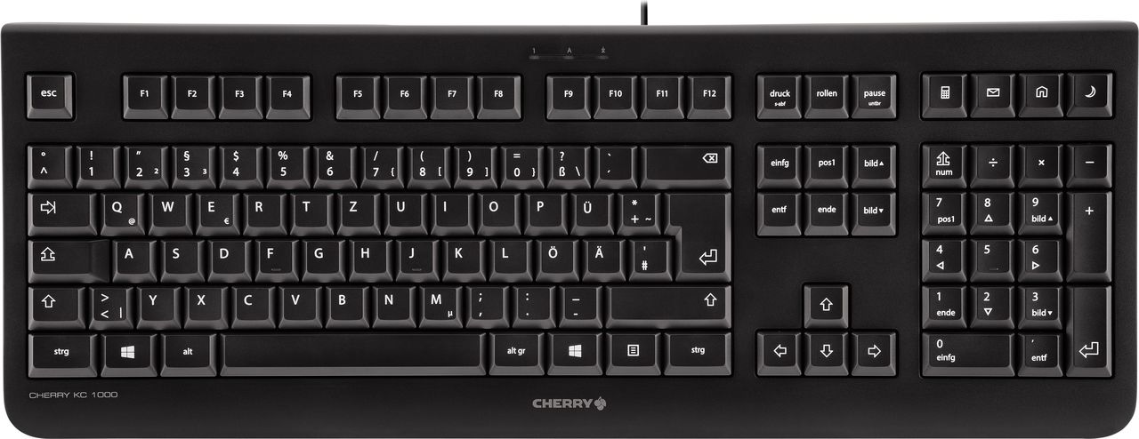 CHERRY KC 1000 - Tastatur - Frankreich - Schwarz (JK-0800FR-2) von Cherry