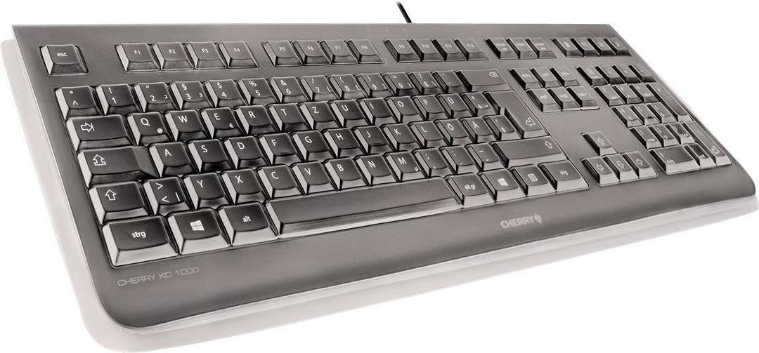 CHERRY KC 1068 - Tastatur - USB - QWERTZ - Deutsch - Schwarz (JK-IP1068DE-2) von Cherry
