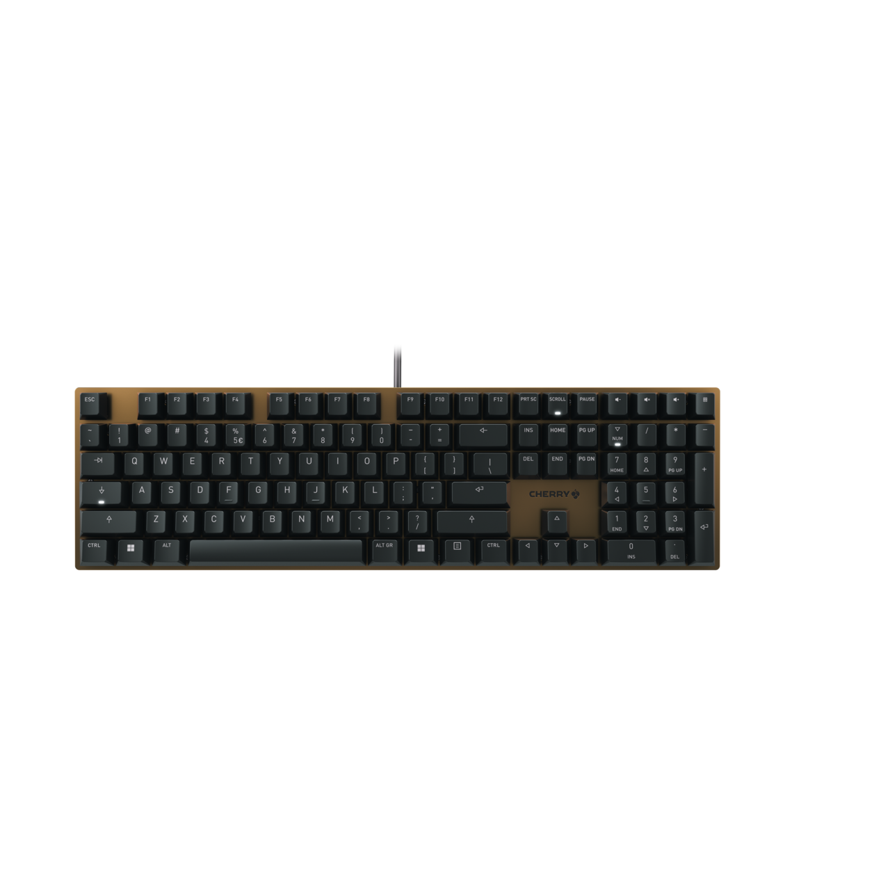 CHERRY KC 200 MX Tastatur Schwarz-Bronze / MX2A Silent Red Switch, Kabelgebunden CHERRY KC 200 MX Tastatur Schwarz-Bronze / MX2A Silent Red Switch, Kabelgebunden von Cherry